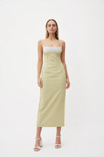 Cargar imagen en el visor de la galería, GBANDOIR BEIGE LONG DRESS
