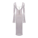 Cargar imagen en el visor de la galería, GITA LAVENDER LONG DRESS
