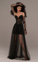 Load image into Gallery viewer, TOLIA BLACK LONG DRESS
