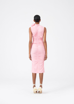 Load image into Gallery viewer, UNIEVA PINK MIDI DRESS
